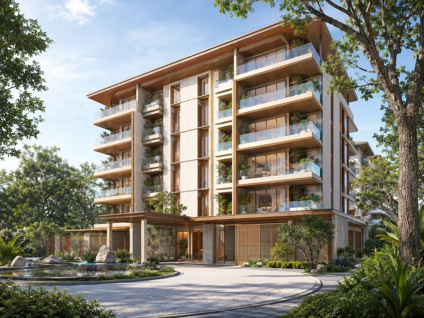 Demo exterior preview for Hua Hin Wellness Tower.